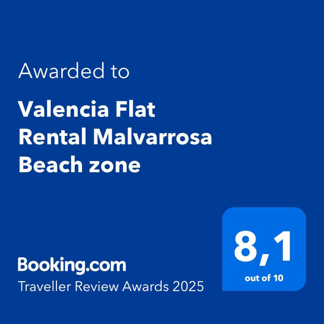 Valencia Flat Rental Malvarrosa Beach Zone 外观 照片